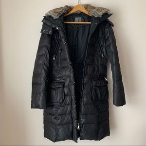 Ellabee Knee Length Winter Jacket w/ Down Feathers